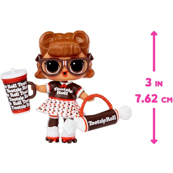 L.O.L. Surprise! DELUXE ❤️ Mini Sweets Tootsie w/3 Dolls, Accessories & Case NEW - Picture 4 of 10